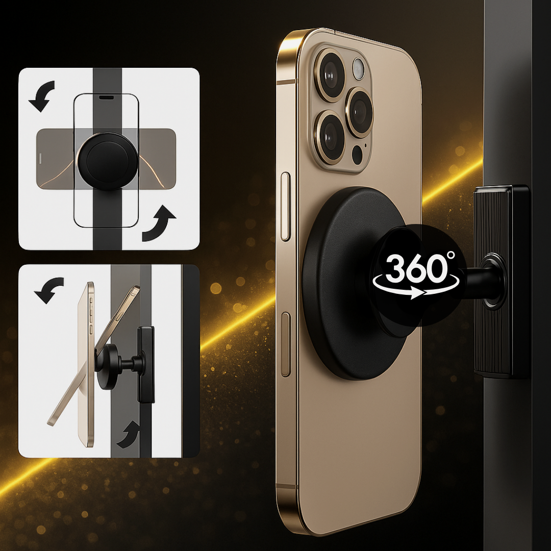 Magnetic Gym Phone Holder – Perfect for Workout Filming & Training Videos