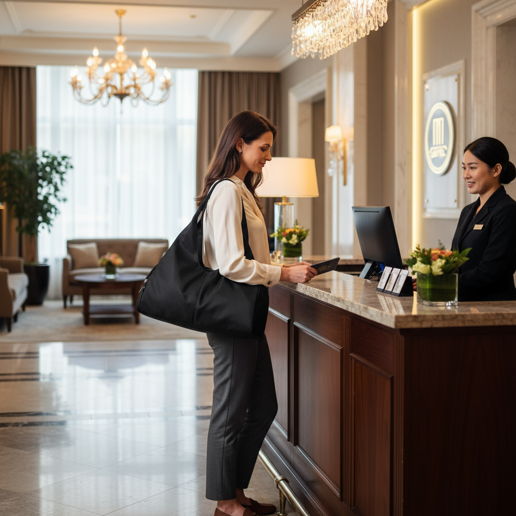 Luxury Waterproof Tote Bag – Travel, Gym & Everyday Carry